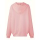 Plus Size Cozy Sweatshirt - Ultra-Comfortable Long Sleeve Henley Hooded Design with Premium Solid Jacquard Fabric - Designed for Womens Plus Sizes